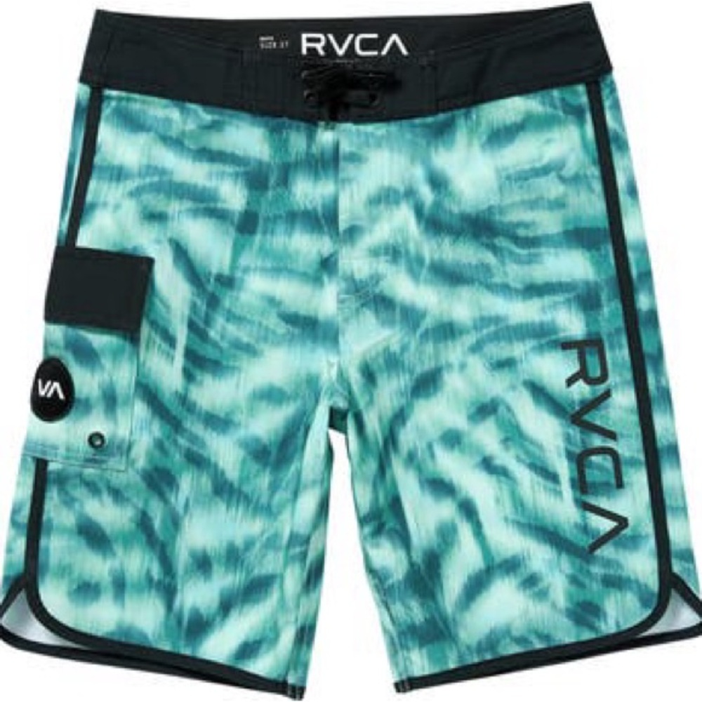 Rvca Kids' Eastern Swim Trunks size 16 NWT in packaging‎